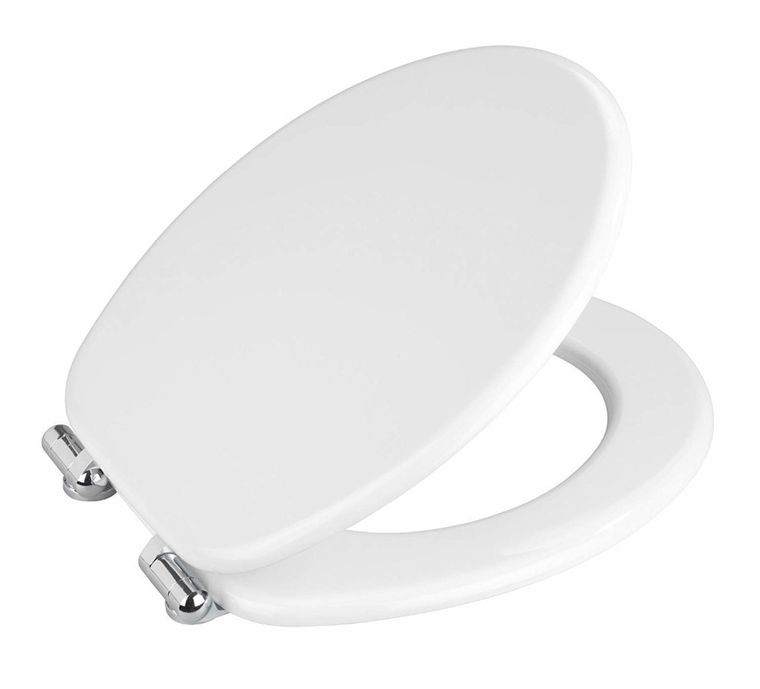 Klasyczna biała deska sedesowa z mdf z cichym domykaniem