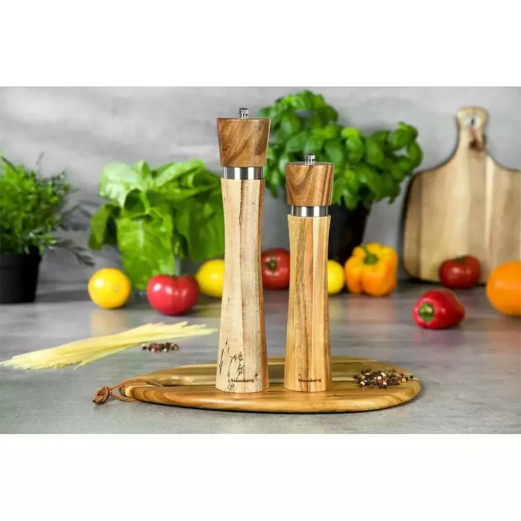 Klausberg, akacjowy młynek do pieprzu i soli, 31,5 cm, KB-7593