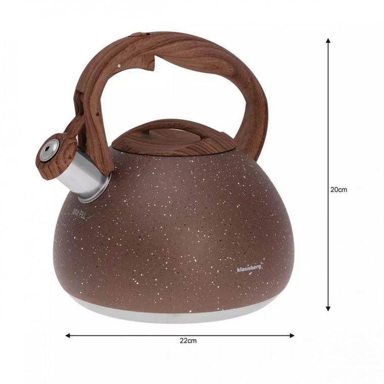 Klausberg, czajnik z gwizdkiem, 2,8l, KB-7510