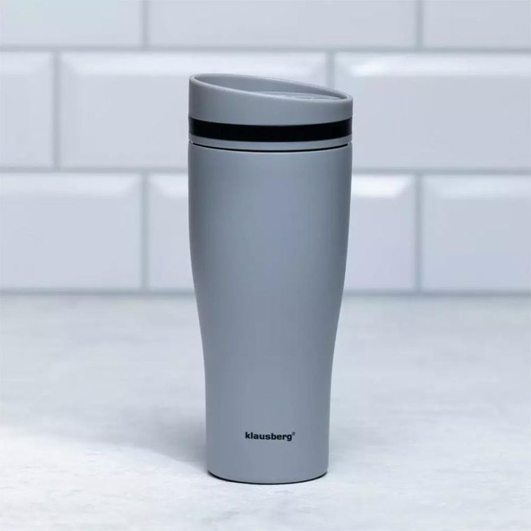 Klausberg, kubek termiczny, click clack, 380 ml, KB-7618