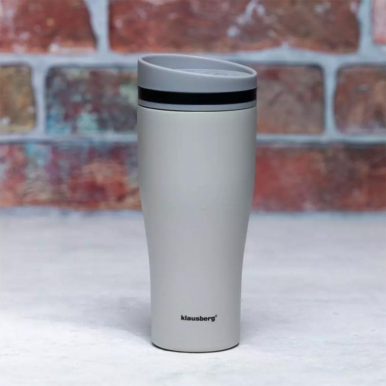 Klausberg, kubek termiczny, click clack, 380 ml, KB-7620