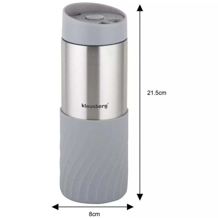 Klausberg, kubek termiczny, click clack, 400 ml, KB-7634