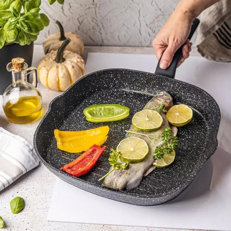 Klausberg, patelnia grillowa marmurkowa, 28 cm, KB-7662