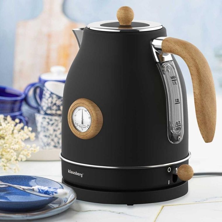 Klausberg, Retro, czajnik elektryczny z termometrem, 1,7l