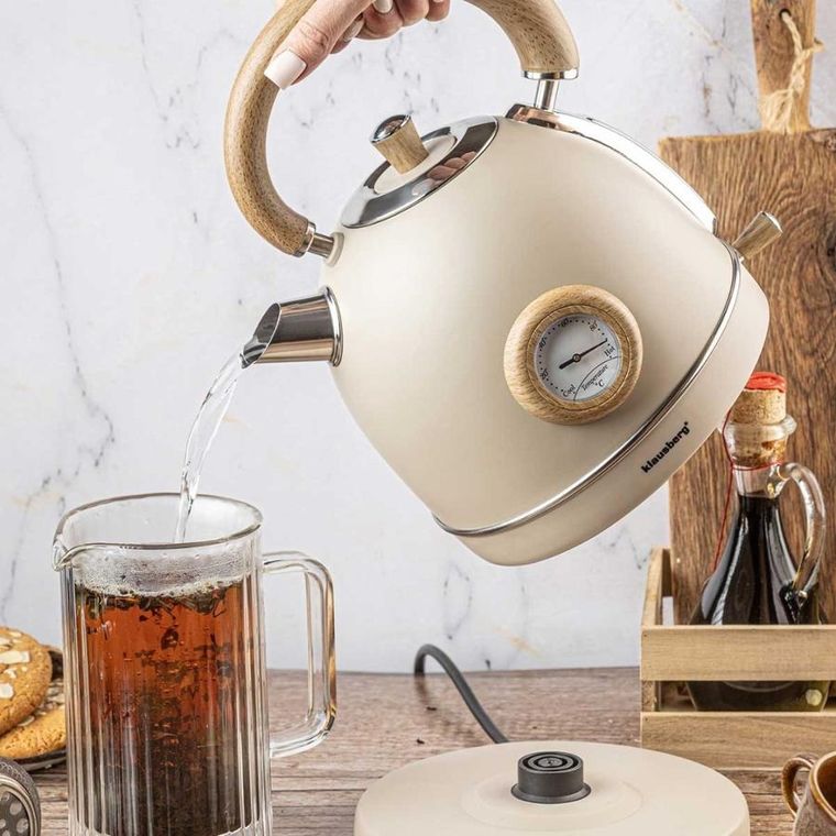 Klausberg, Retro, czajnik elektryczny z termometrem, 1,8l