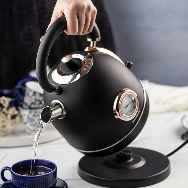 Klausberg, Retro, czajnik elektryczny z termometrem, 1,8l