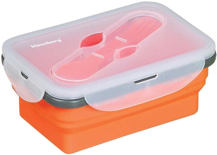 Klausberg, silikonowy składany lunch box, KB-7021