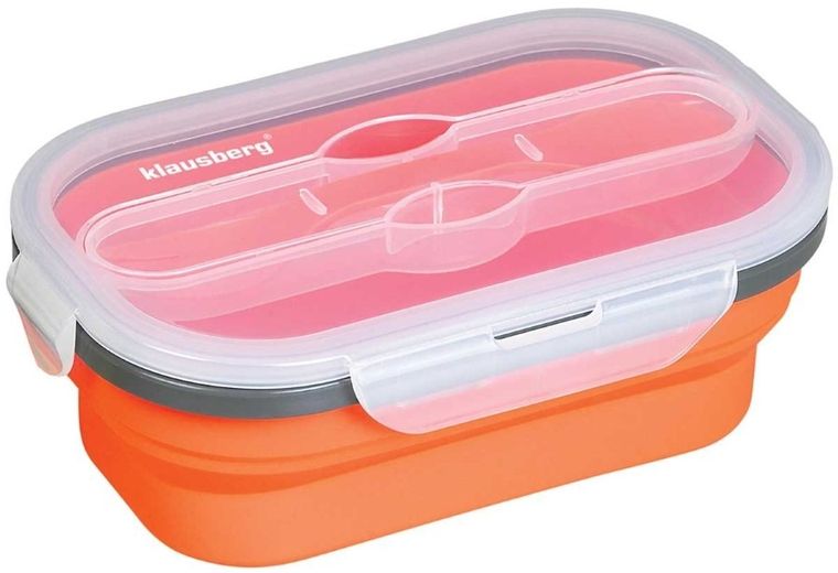 Klausberg, silikonowy składany lunch box, KB-7022
