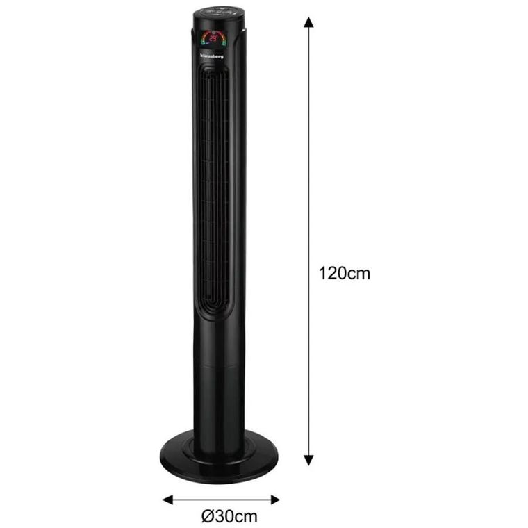 Klausberg, wentylator kolumnowy podłogowy z pilotem