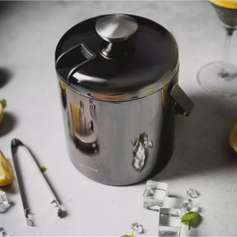 Klausberg, wiaderko do lodu ze szczypcami, 1,3l, KB-7656