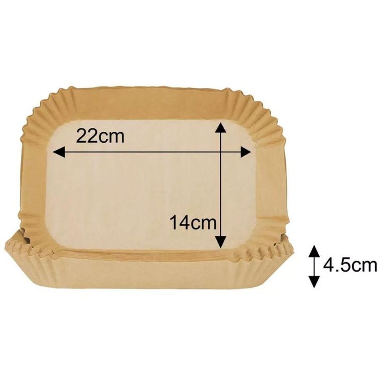 Klausberg, wkład papierowy do frytownicy, 22-14 cm, 100 szt
