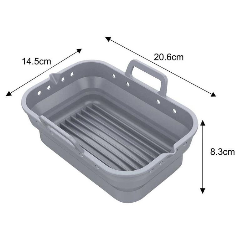 Klausberg, wkład silikonowy do frytownicy, prostokątny, 2 szt.