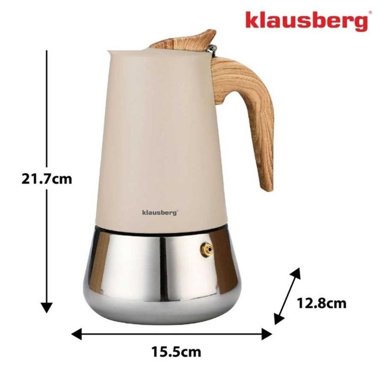 Klausberg, zaparzacz do kawy, na indukcję, 450 ml, KB-7996