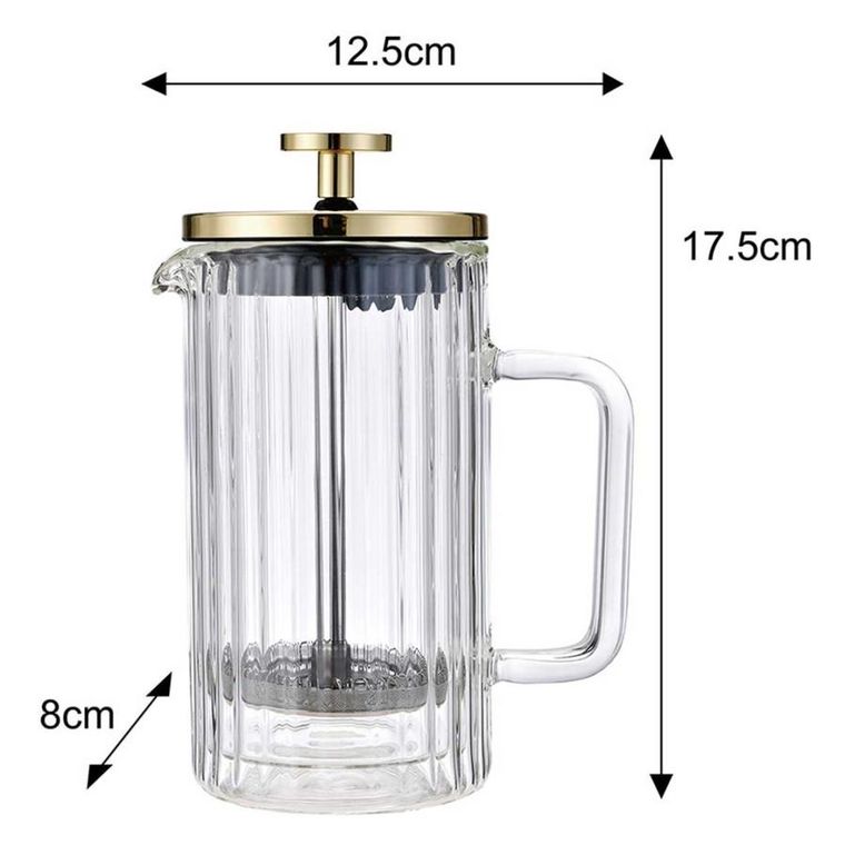 Klausberg, zaparzacz tłokowy do kawy/herbaty termiczny, 350 ml