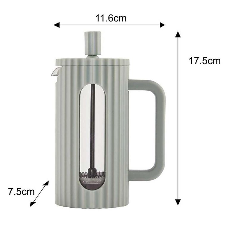 Klausberg, zaparzacz tłokowy do kawy/herbaty, zielony, 350 ml