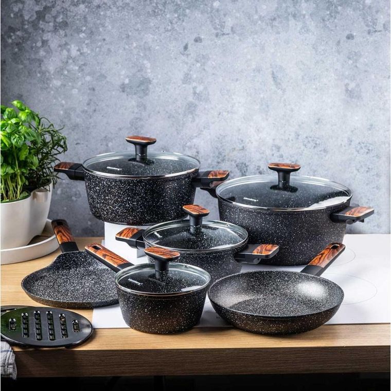 Klausberg, zestaw garnków marmurkowych, 12 elementów