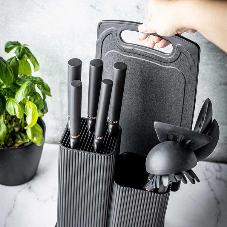 Klausberg, zestaw noży i przyborów kuchennych z deską