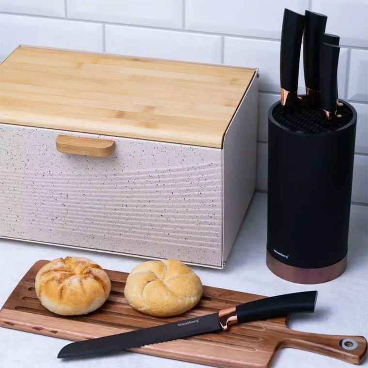 Klausberg, zestaw noży kuchennych w bloku, 5 elementów, KB-7614