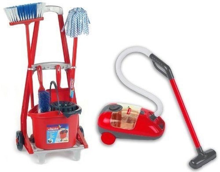 Klein, Vileda, wózek do sprzątania z odkurzaczem