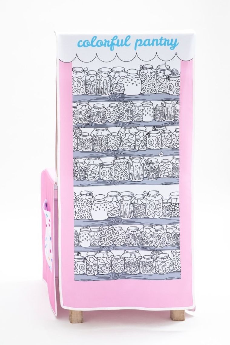 Kleks&Friends, Mały Kucharz, Kuchnia do zabawy, pokrowiec na krzesło