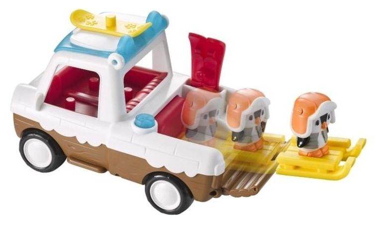 Klorofil, Zimowy Samochód Pick-up, zestaw z figurką