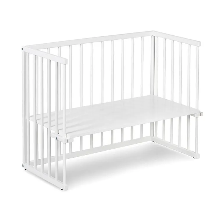 Klupś, Piccolo Due, łóżeczko dostawne, białe, 90-45 cm