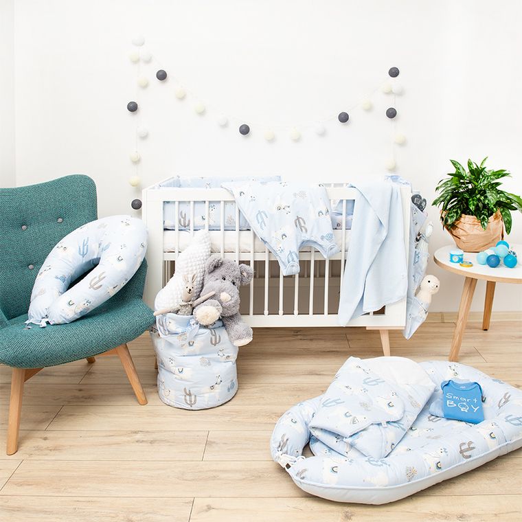 Klupś, Sofie, łóżeczko niemowlęce, białe, 120-60 cm