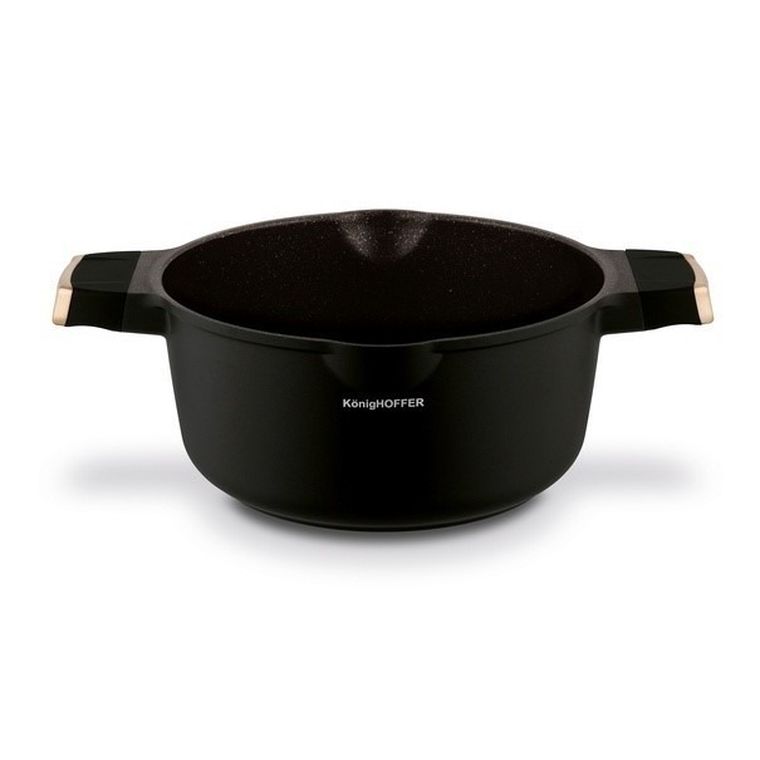 Könighoffer, Black Rose, komplet garnków, 10 elementów