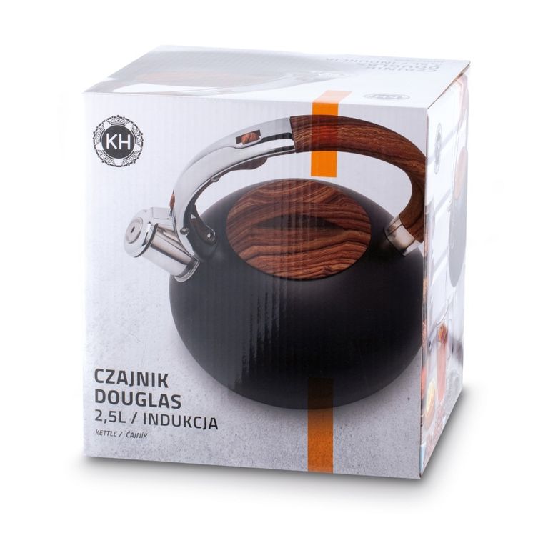 KönigHoffer, Douglas, czajnik, indukcja, czarny, 2,5l