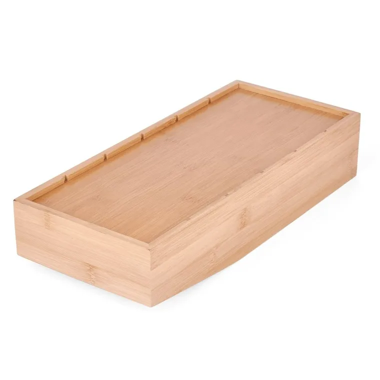 KönigHoffer, organizer bambusowy na przyprawy, 6 przegródek, 15-35-7 cm