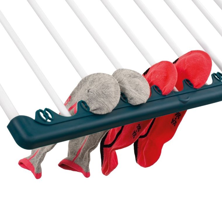 Könighoffer, suszarka balkonowa teleskopowa, biało/turkusowa, 18mb, 108-185-56-94 cm