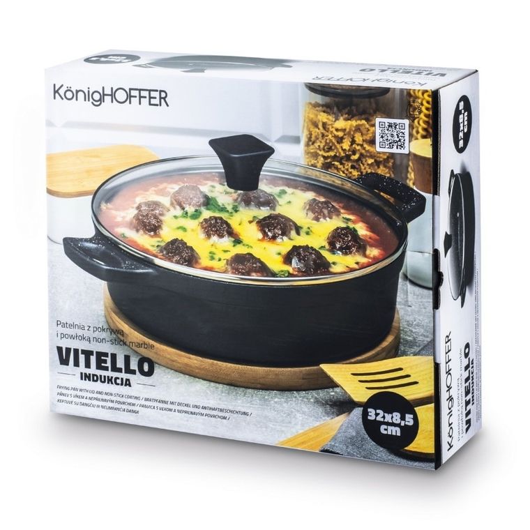 KönigHoffer, Vitello, patelnia z krótkim uchwytem, 32 cm