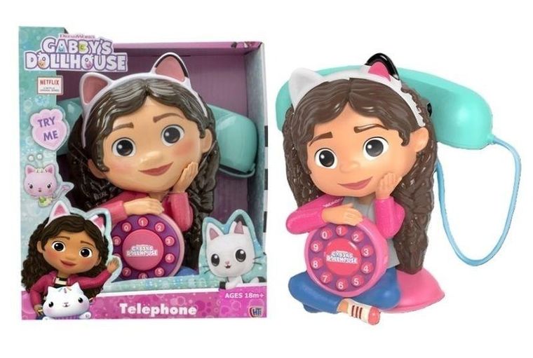 Koci Domek Gabi, interaktywny telefon ze słuchawką
