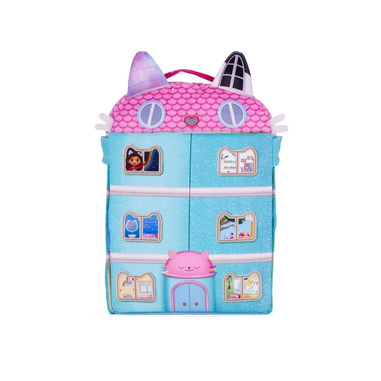 Koci Domek Gabi, pluszowy domek z maskotkami