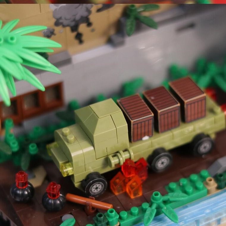 Koco, II Wojna Światowa, klocki, 1089 elementów