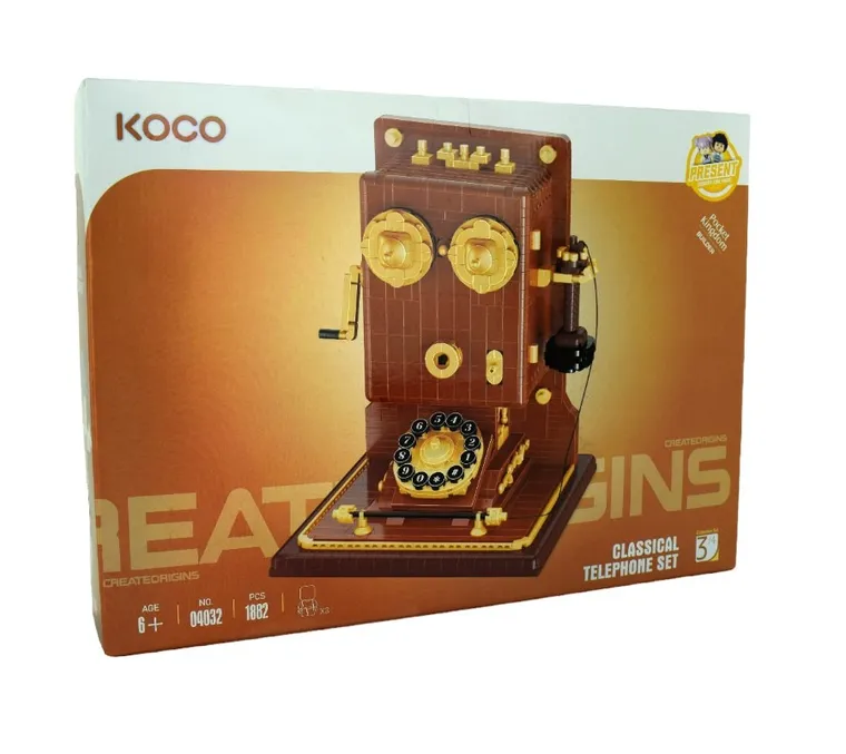 Koco, Telefon retro, klocki, 1882 elementy