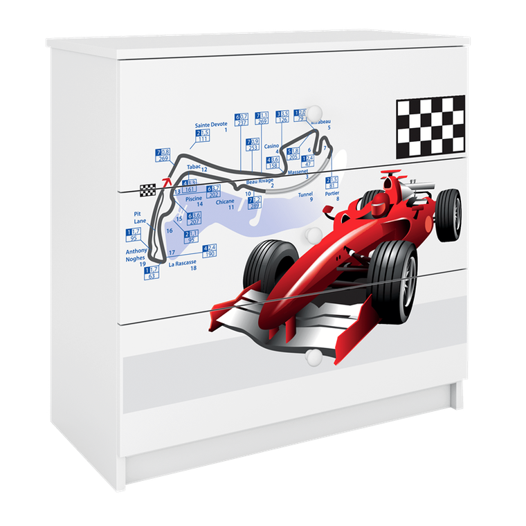 Kocot Kids, Babydreams, komoda, biała, formuła