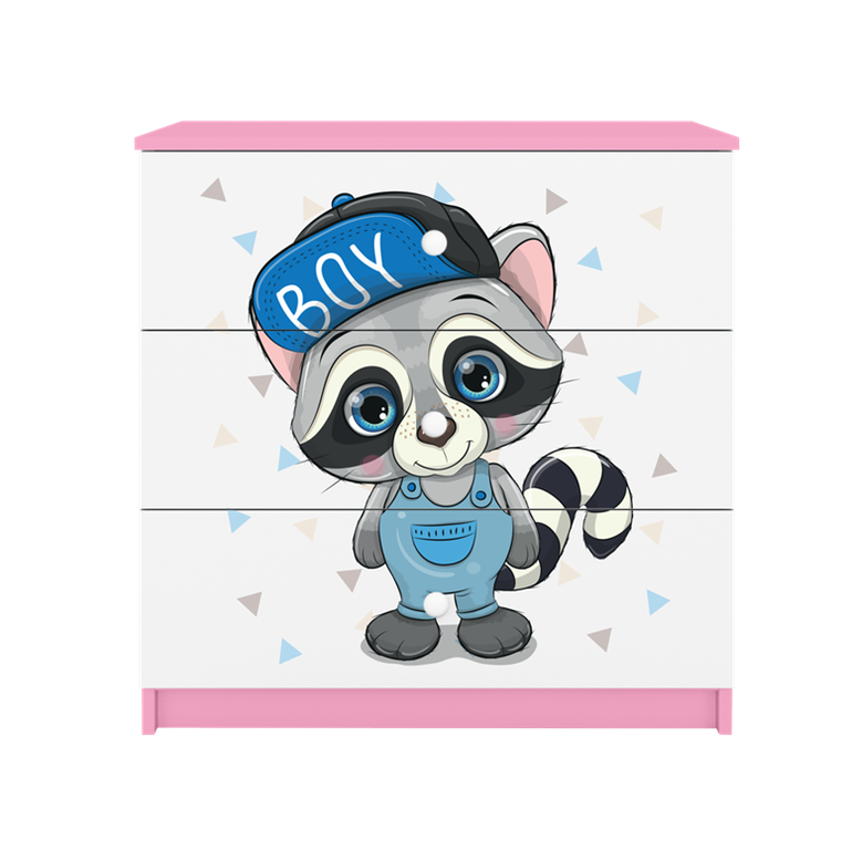 Kocot Kids, Babydreams, komoda, różowa, szop