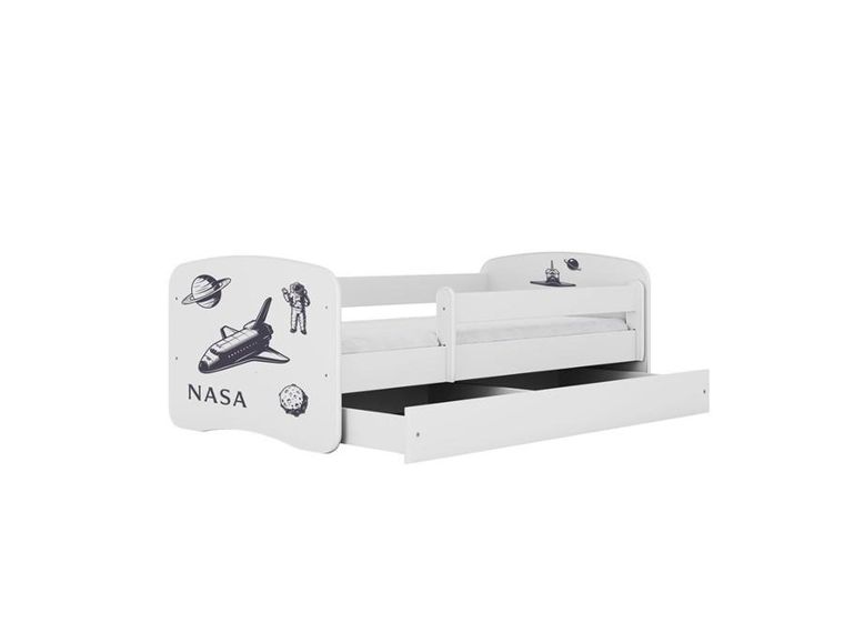 Kocot Kids, Babydreams, łóżko, białe, NASA, 70-140 cm