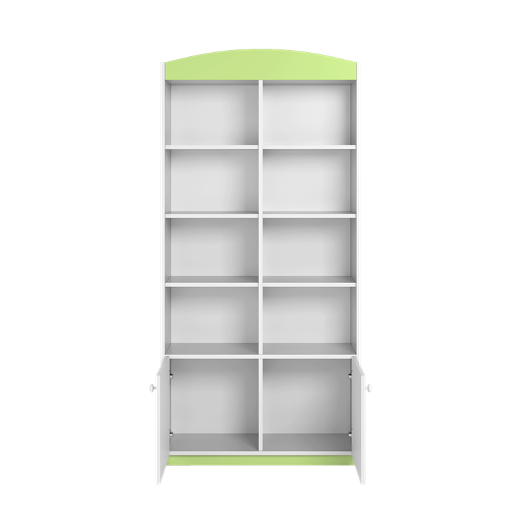 Kocot Kids, Babydreams, regał podwójny, zamknięty, zielony