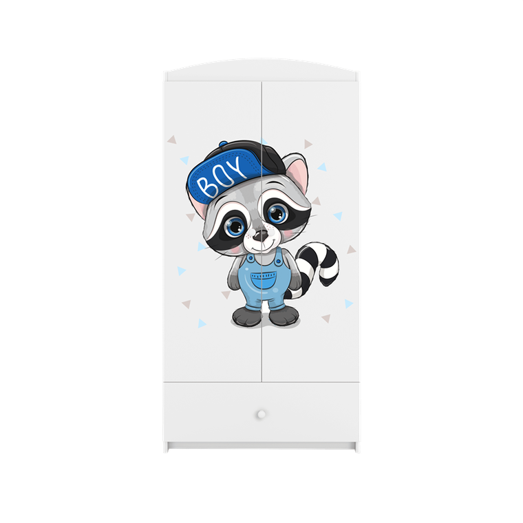 Kocot Kids, Babydreams, szafa, biała, szop, 181.2-52-90 cm