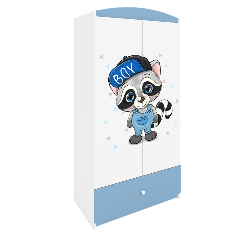 Kocot Kids, Babydreams, szafa, niebieska, szop, 181.2-52-90 cm