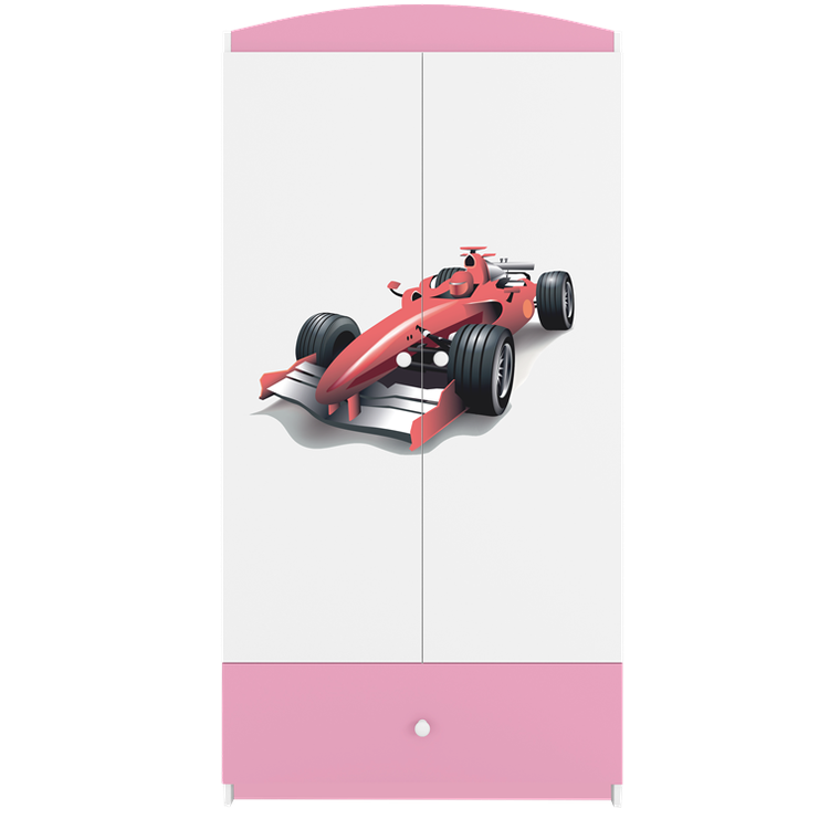 Kocot Kids, Babydreams, szafa, różowa, formuła, 181.2-52-90 cm