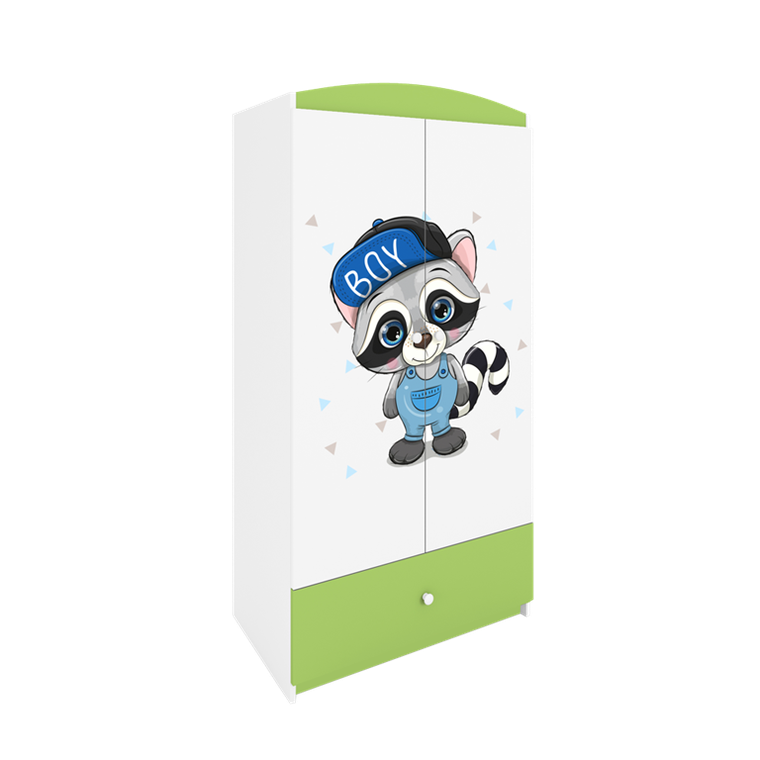 Kocot Kids, Babydreams, szafa, zielona, szop, 181.2-52-90 cm