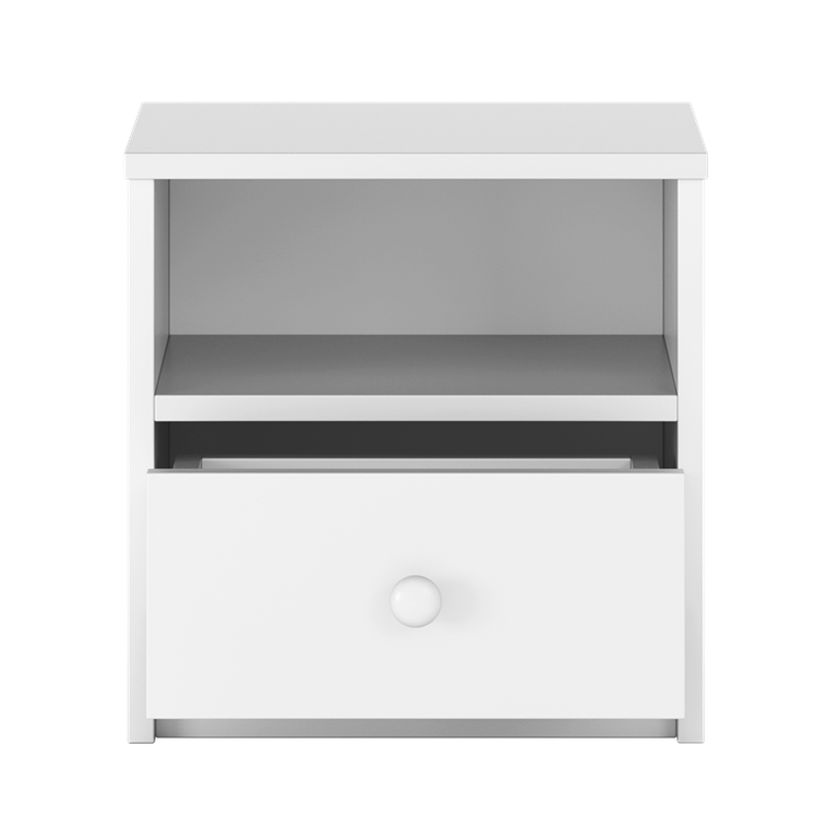 Kocot Kids, Babydreams, szafka nocna, biała, 181.2-52-90 cm