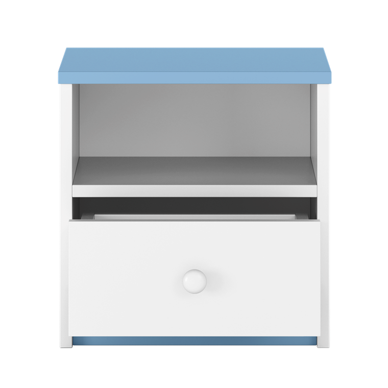 Kocot Kids, Babydreams, szafka nocna, niebieska, 181.2-52-90 cm