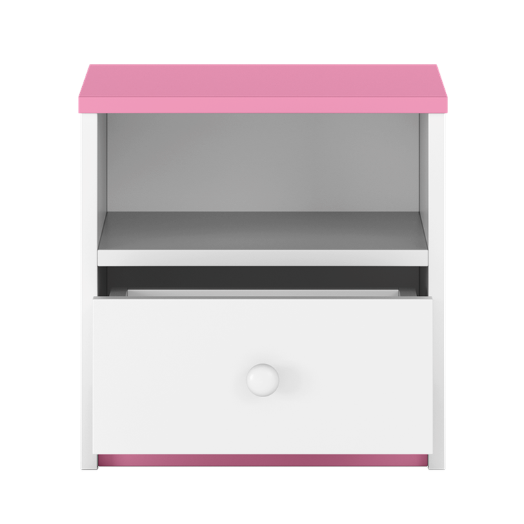 Kocot Kids, Babydreams, szafka nocna, różowa, 181.2-52-90 cm