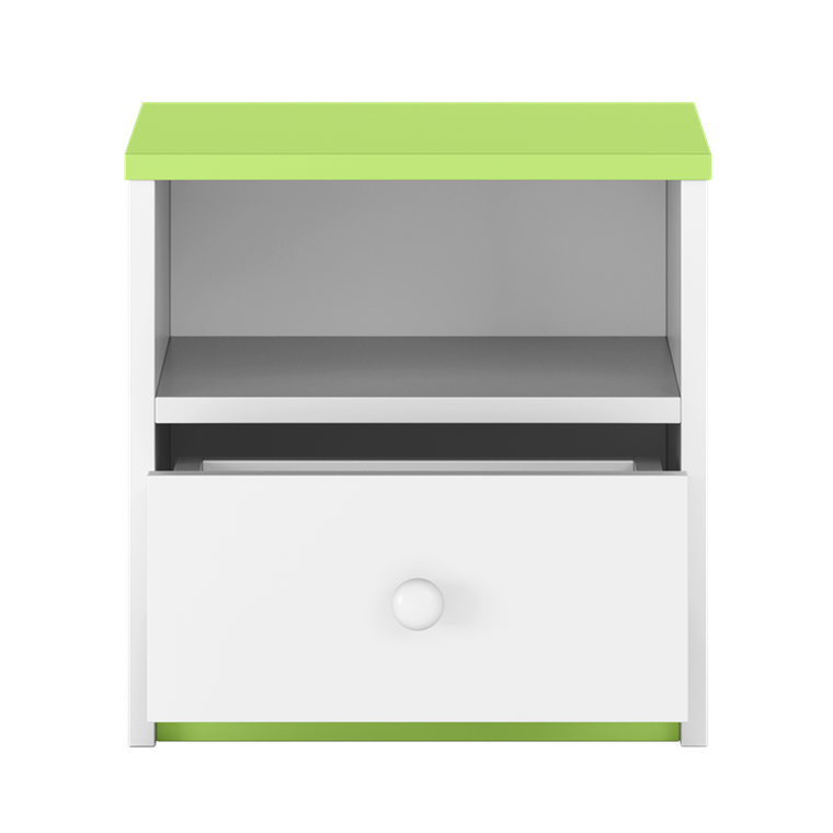 Kocot Kids, Babydreams, szafka nocna, zielona, 181.2-52-90 cm