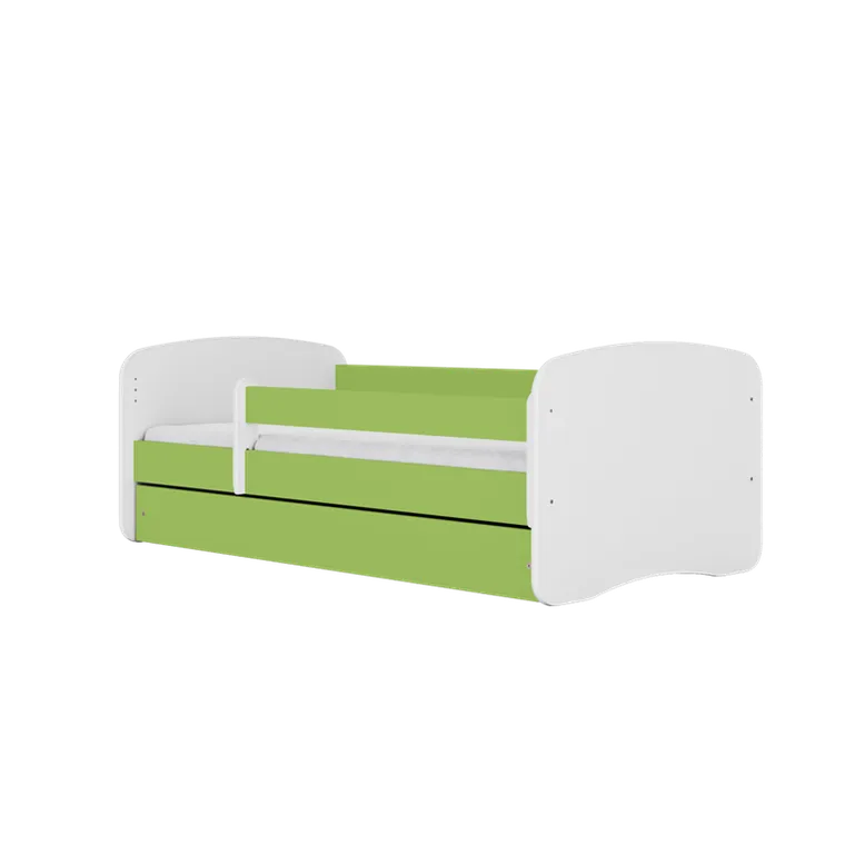 Kocot Kids, Kraina Lodu, Babydreams, łóżko z materacem, zielone, 80-180 cm