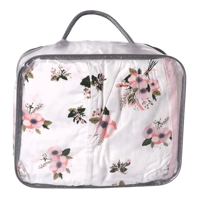 Kokon niemowlęcy, gniazdo solo, w kwiatki, 50-90 cm